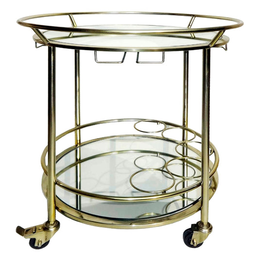 Calista Gold Bar Cart